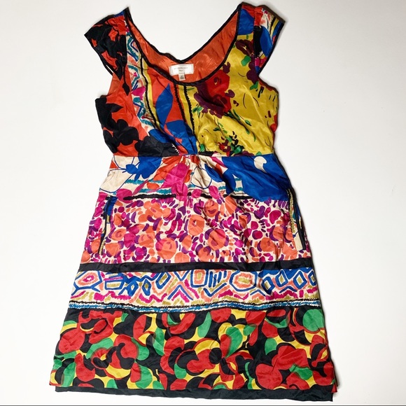 Anthropologie Dresses & Skirts - Moulinette Soeurs silk dress Anthropologie Floral
